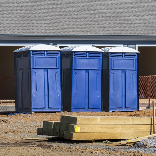 what is the expected delivery and pickup timeframe for the porta potties in Lincolnville